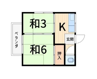 相原荘【2階】の間取り