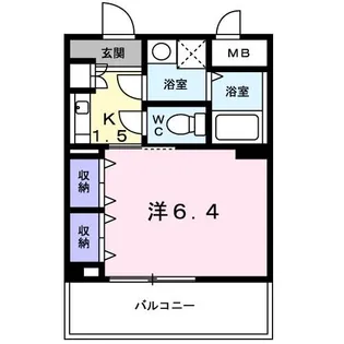 ル・ペール【2階】の間取り