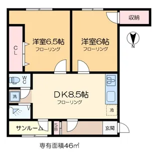 第2ソエダビル【3階】の間取り