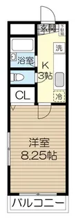 メープルハイツ【2階】の間取り