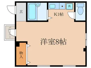 リバティ室町【2階】の間取り