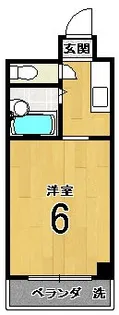 伏見上野ハイツ【3階】の間取り