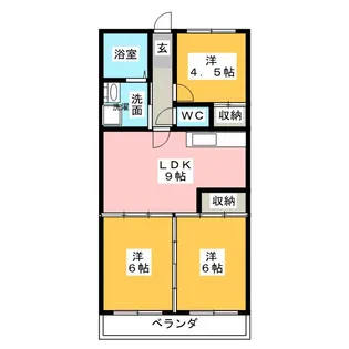 高橋マンション【1階】の間取り