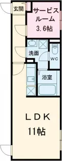 グローリオシェルト成増【4階】の間取り