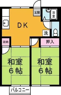 パールハイツ【2階】の間取り