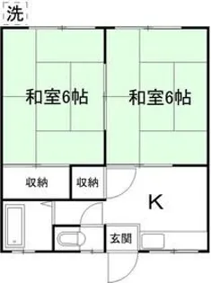 イトウハイツ【1階】の間取り