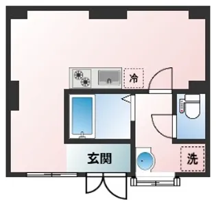 コーポ共和【1階】の間取り