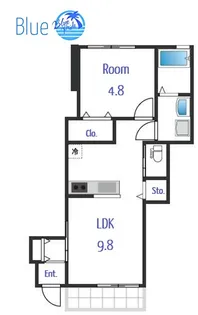 Comfort Egami【1階】の間取り