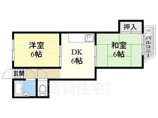 ブランシュ東海通【4階】の間取り
