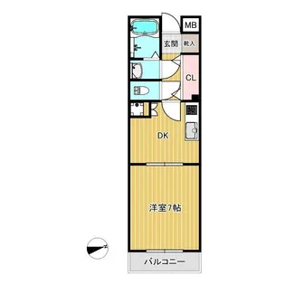 アストレーア五本木【3階】の間取り
