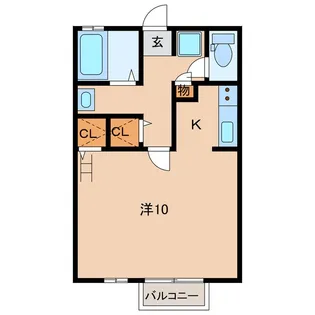 コーポナルミ【2階】の間取り