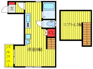 LIEN芝中田【1階】の間取り