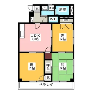 第3本多ビル【2階】の間取り