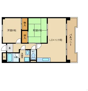 ミラーハイツタバタ【3階】の間取り