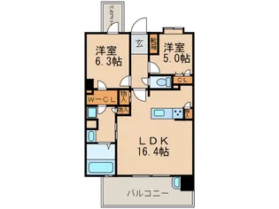 第8ケイコーマンション駅南【10階】の間取り