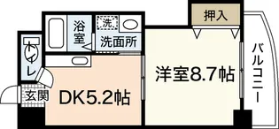 メイプル吉島【6階】の間取り