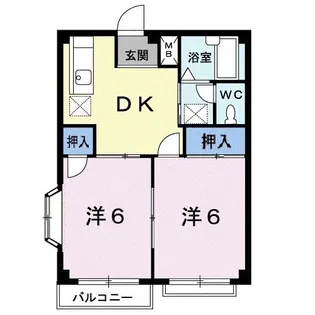丸の内ハイツ【1階】の間取り