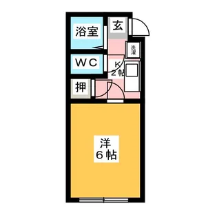ビーズアベニュー【1階】の間取り