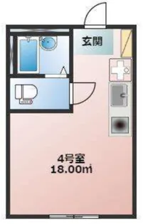 アクシスコート大和【2階】の間取り