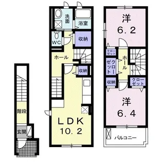 エスペランサ K【2階】の間取り