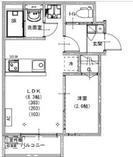 KEIAI RESIDENCE 北上尾IV【3階】の間取り