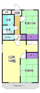 ルミエール小林I【3階】の間取り