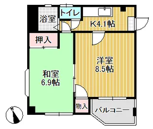 グリーンヒル和光【2階】の間取り