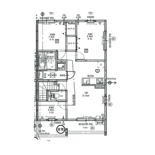 レスポワール E 富木【2階】の間取り