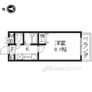 サンロイヤル藤ノ森【2階】の間取り