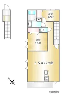 SOLvela【2階】の間取り