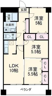 East One(イーストワン)【5階】の間取り