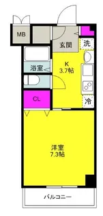 アイワステーションビル【8階】の間取り