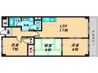 ハイムカランツ【1階】の間取り