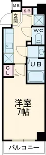 ガーラプレイス八幡山弐番館【1階】の間取り