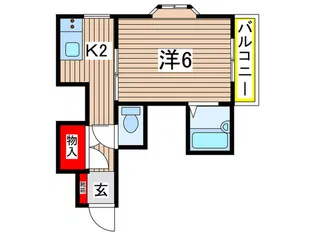 カーサフロレスタ【2階】の間取り
