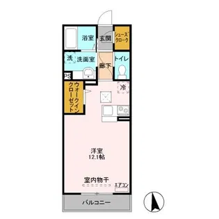 トルビヨン【2階】の間取り