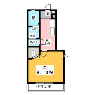 ソシア【2階】の間取り