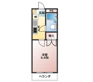 パークプレイス今8【2階】の間取り