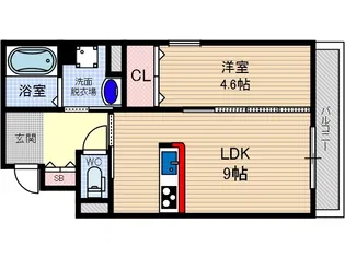 MIWA TERRACE別院【3階】の間取り
