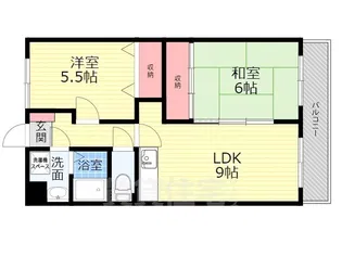 ヤブウチマンション【2階】の間取り