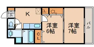 エソール【5階】の間取り
