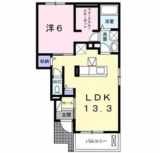 アルコバレーノVII ノース【1階】の間取り