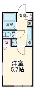 西谷新築AP【2階】の間取り