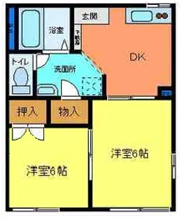 プチメゾン【2階】の間取り