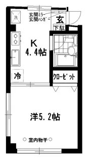 ウエルス瑞江【3階】の間取り