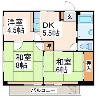 宮原ビル【3階】の間取り