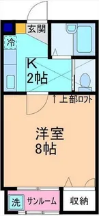 1Kの間取り画像