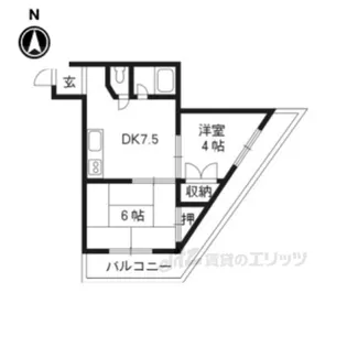 M’プラザ津田駅前弐番館【3階】の間取り