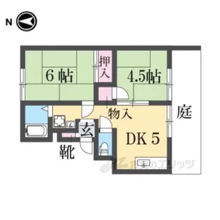 石橋ハイツA棟【2階】の間取り