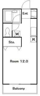 パークサイドエスティアム【1階】の間取り